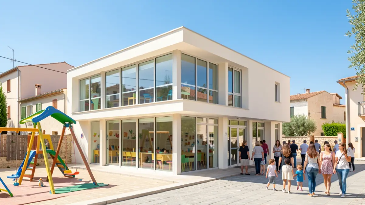 Imatge genèrica d'un centre infantil municipal a Barcelona.