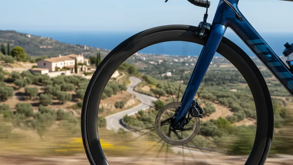 Imatge genèrica d'una bicicleta en una carretera, simbolitzant una cursa ciclista.