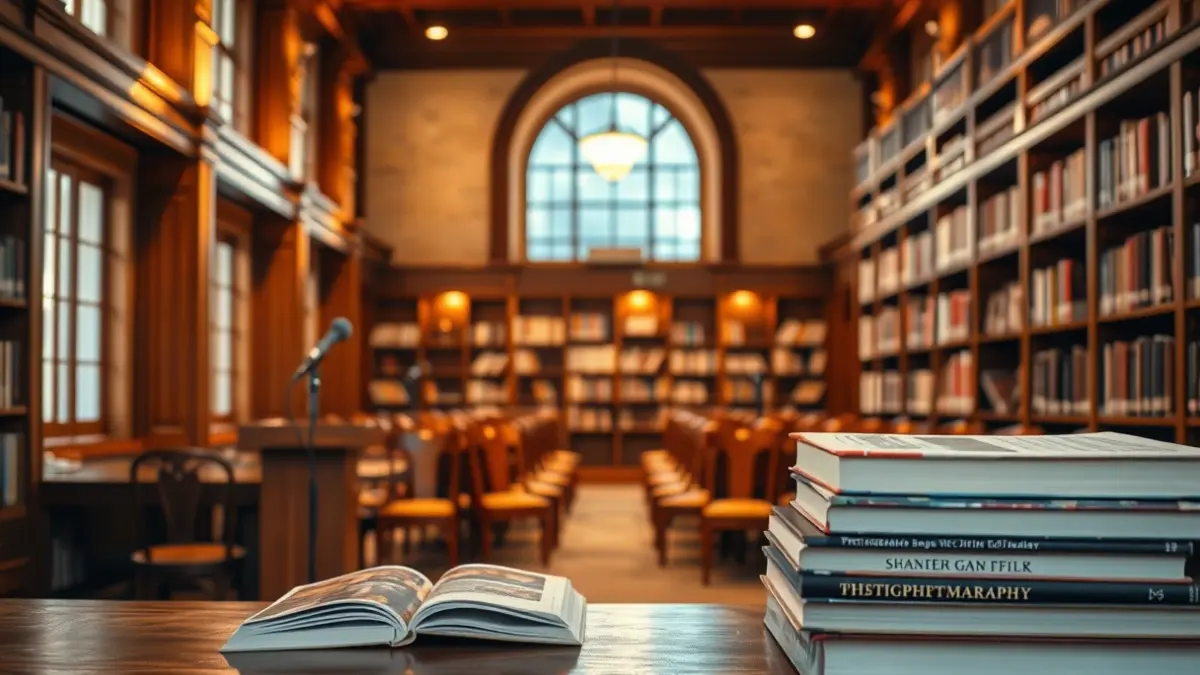 Imatge genèrica d'un espai cultural amb llibres de fotografia