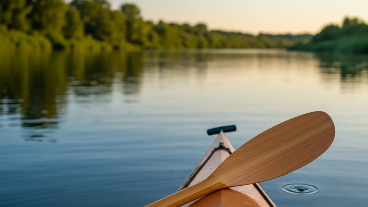 Generic image of a kayak on the Ebro river