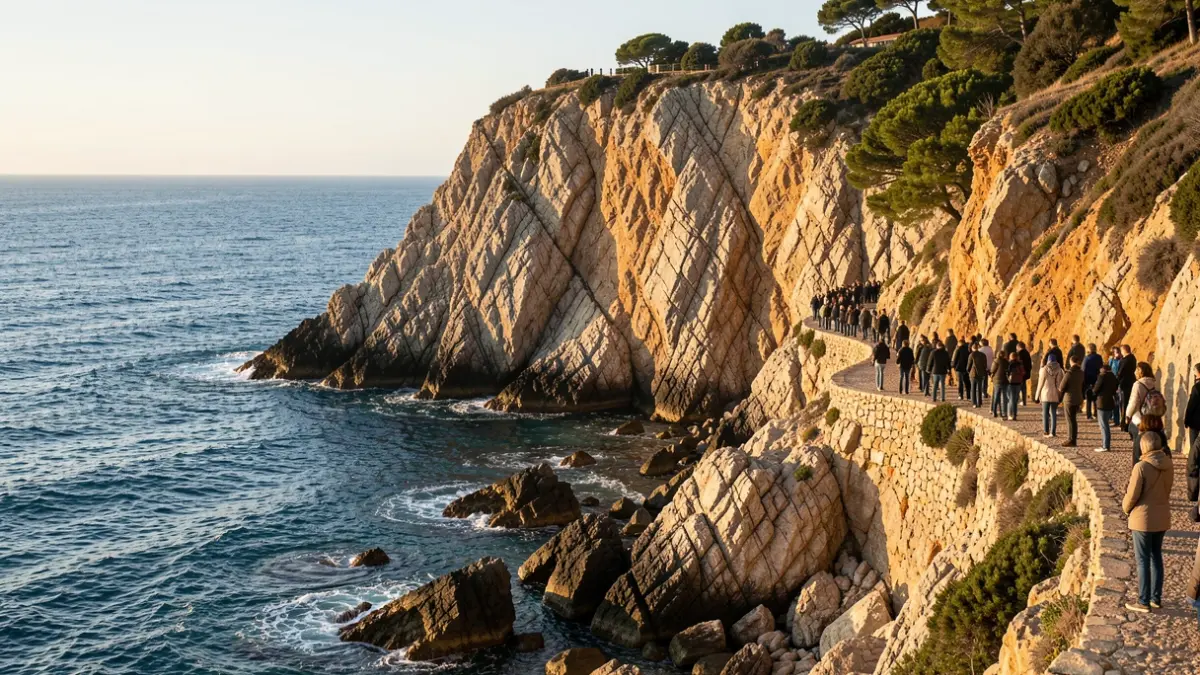 Imagen genérica de la costa rocosa de Begur con el mar Mediterráneo.