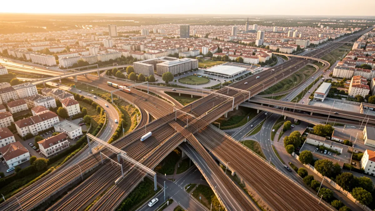 Generic image of transport networks and infrastructure.