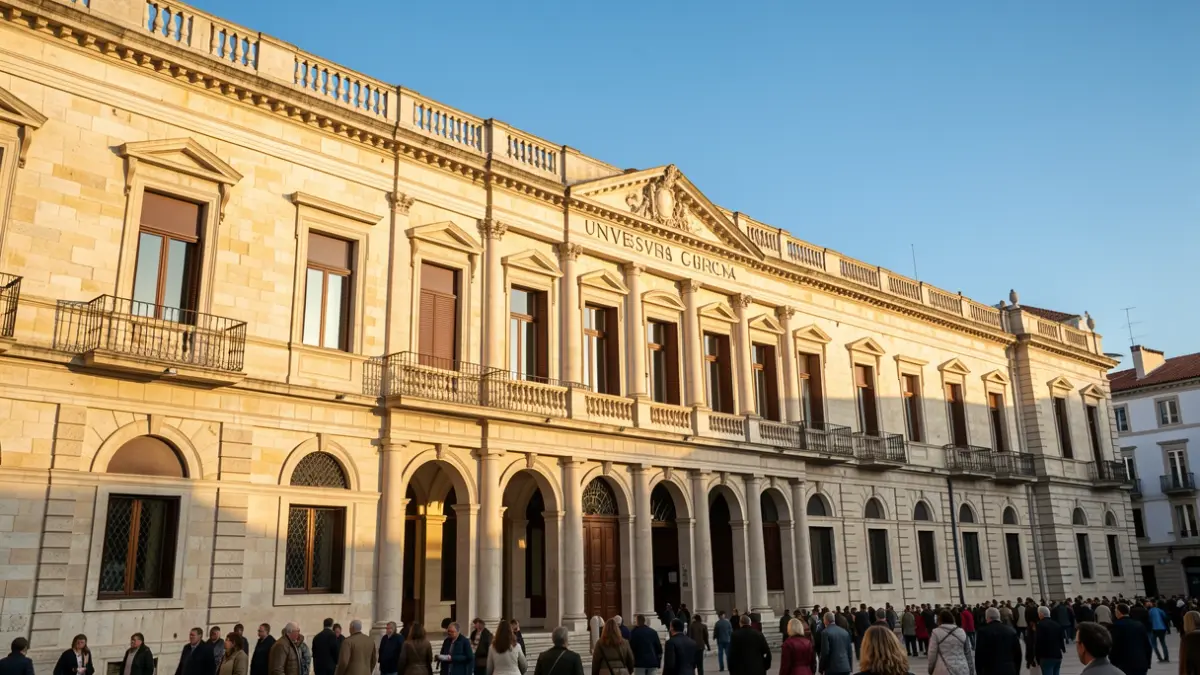 Generic image of the University of Girona facade.
