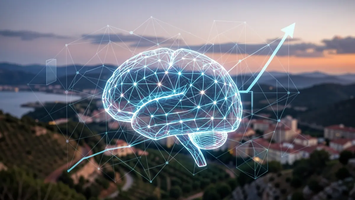 Imatge genèrica de la intel·ligència artificial i el creixement empresarial.