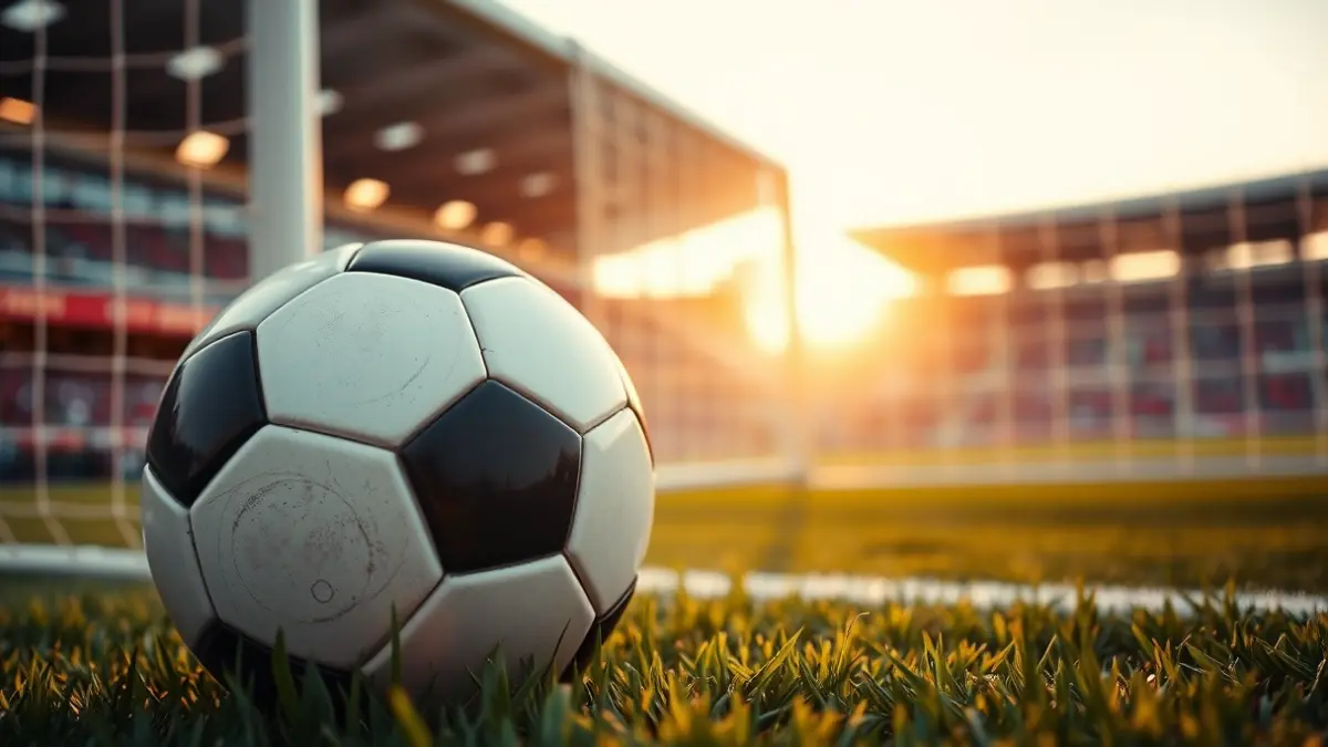 Imatge genèrica d'una pilota de futbol sobre la gespa d'un camp.