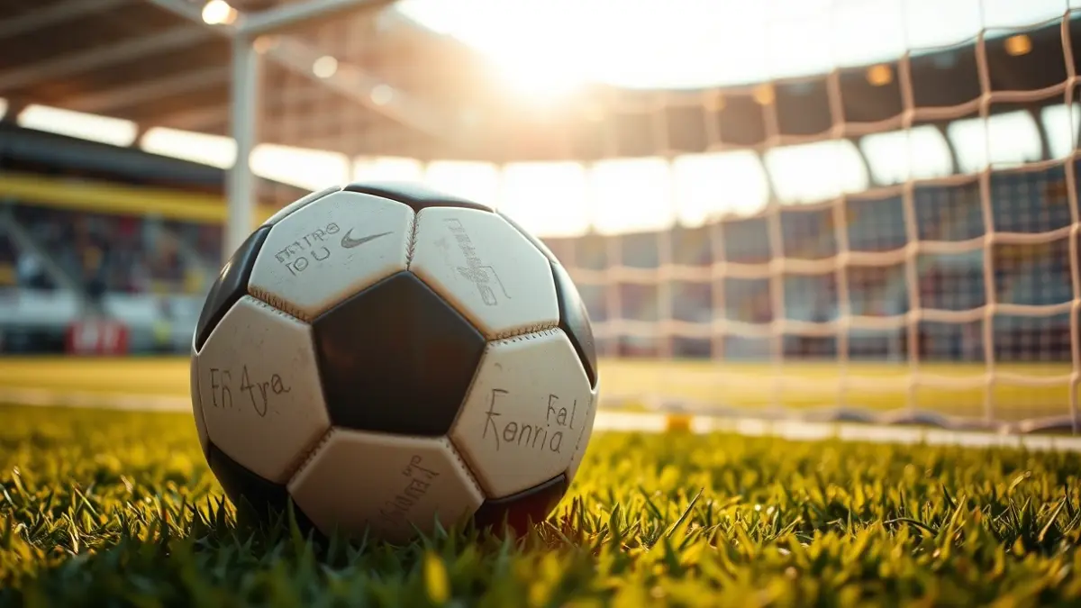 Imatge genèrica d'una pilota de futbol sobre la gespa d'un camp.