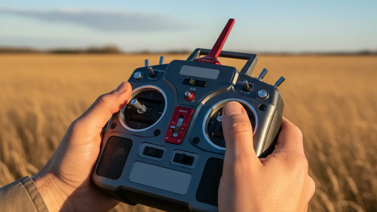 Generic image of a remote control for aeromodelling.