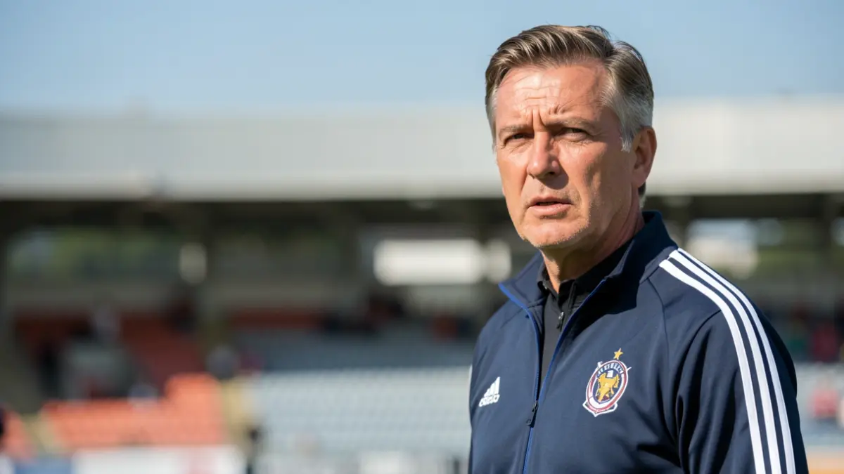 Imatge genèrica d'un entrenador de futbol a la banda.