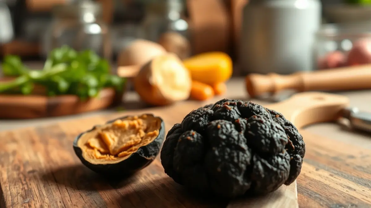 Imagen genérica de una trufa negra, un producto gastronómico de calidad.