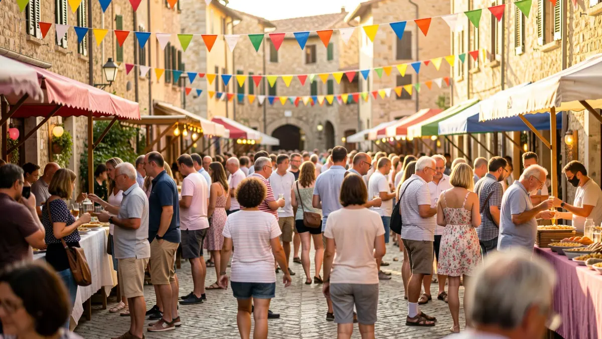 Imatge genèrica d'una festa popular a l'aire lliure amb ambient festiu.