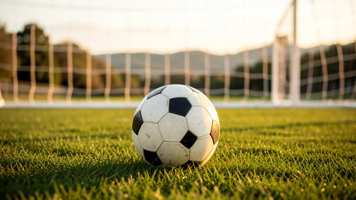 Imatge genèrica d'una pilota de futbol sobre gespa.