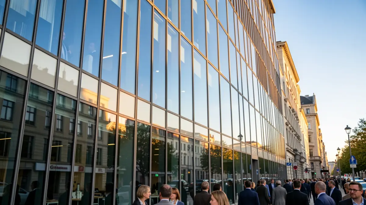 Generic image of a modern office building.