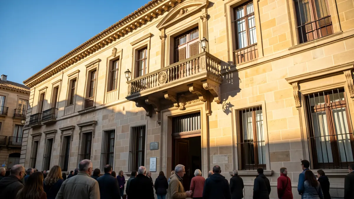 Imagen genérica de la fachada de un ayuntamiento catalán.