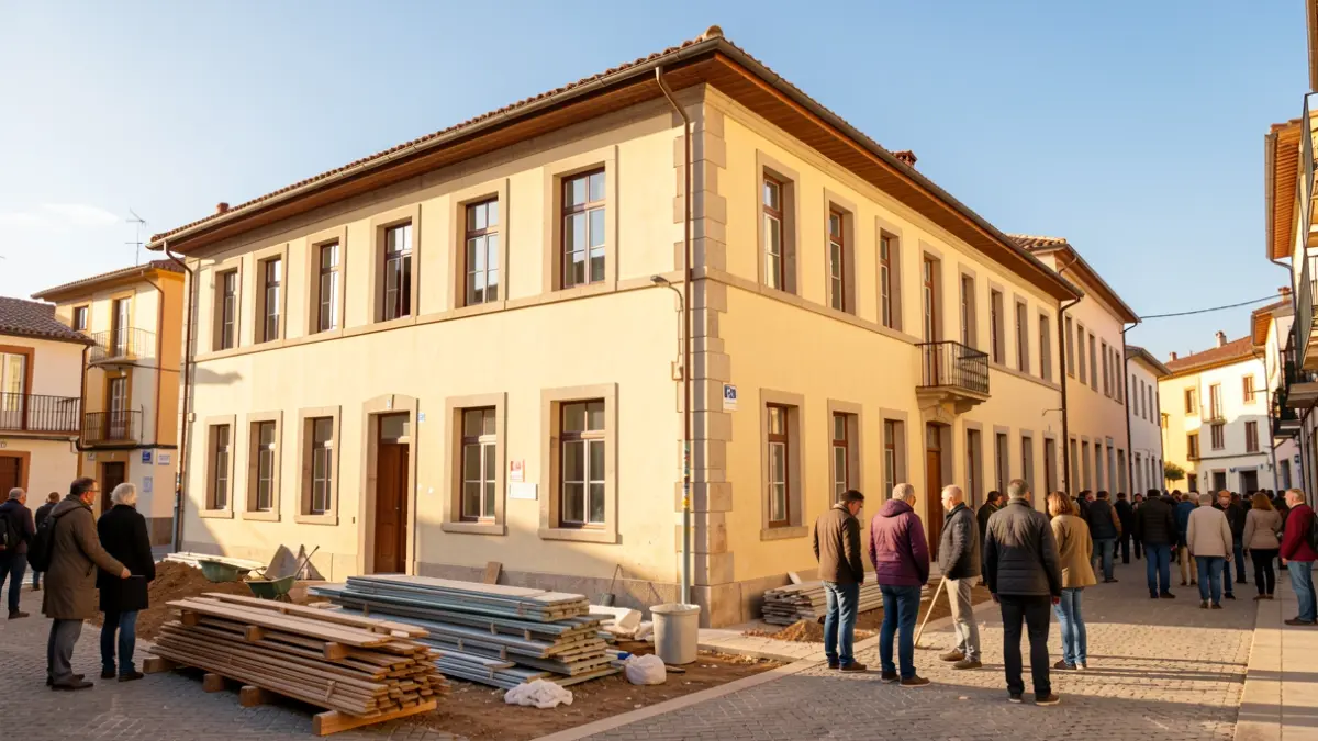 Generic image of a school under renovation.