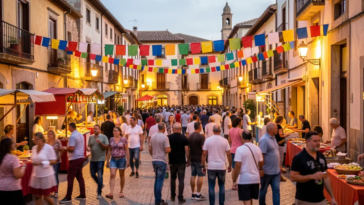 Imatge genèrica d'una festa popular a Catalunya amb ambient festiu.