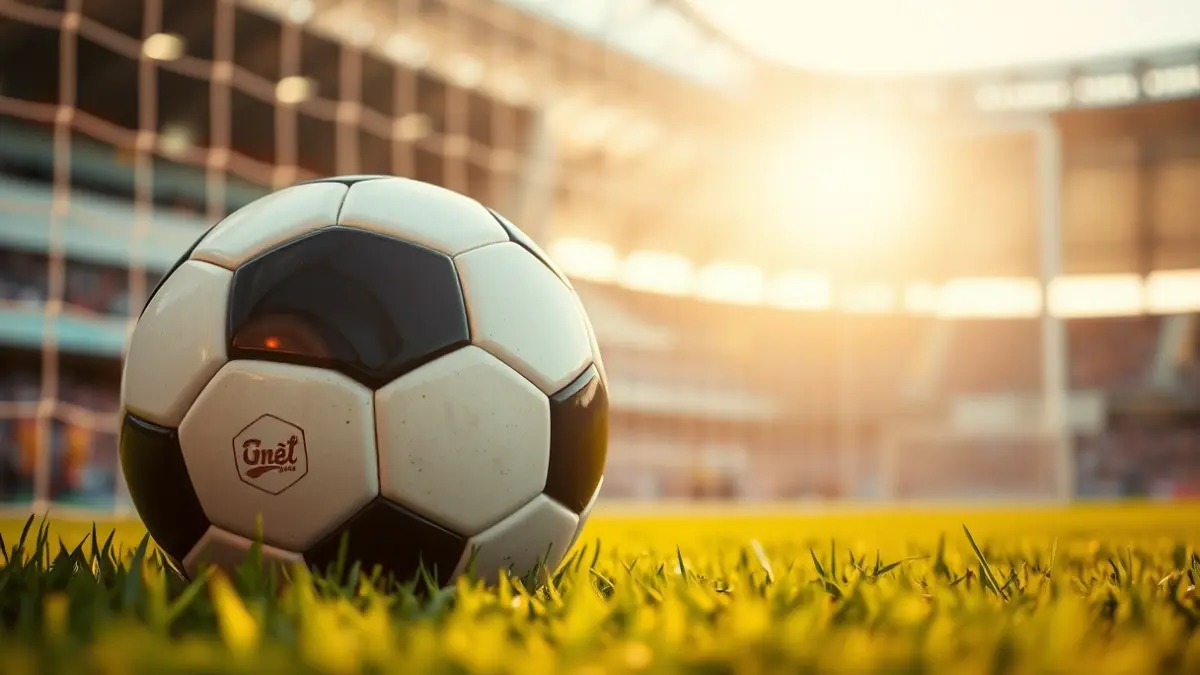 Generic image of a soccer ball on a grass field