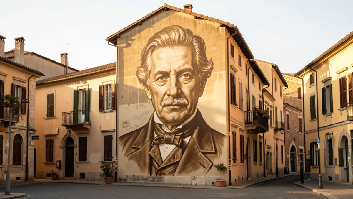 Mural of Ricard Viñes in Lleida.