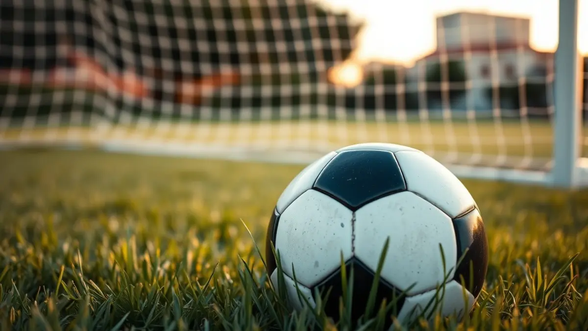 Imatge genèrica d'una pilota de futbol sobre la gespa d'un camp.