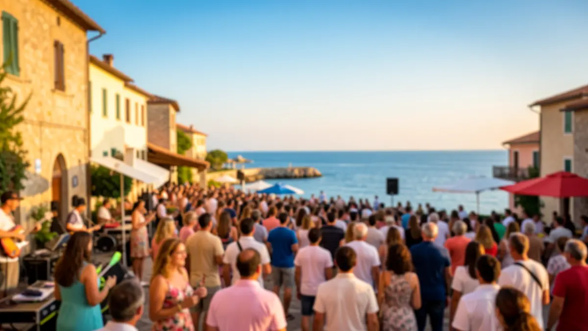 Imatge genèrica d'un festival d'estiu a la costa mediterrània.