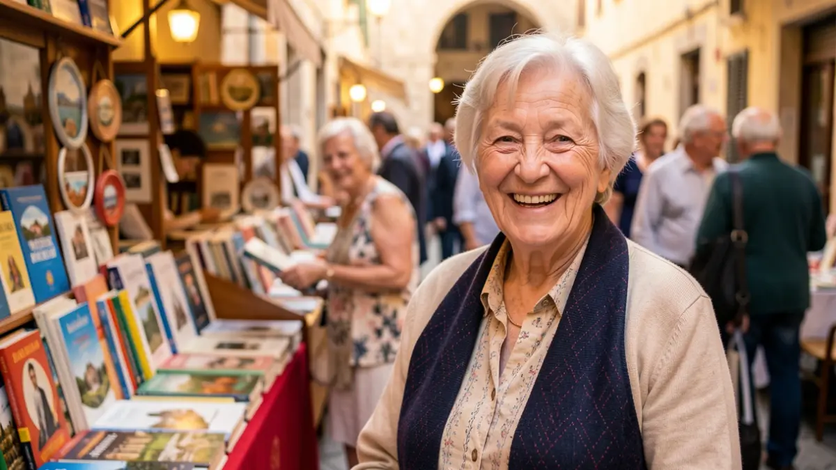Generic image of an active elderly woman participating in community activities.
