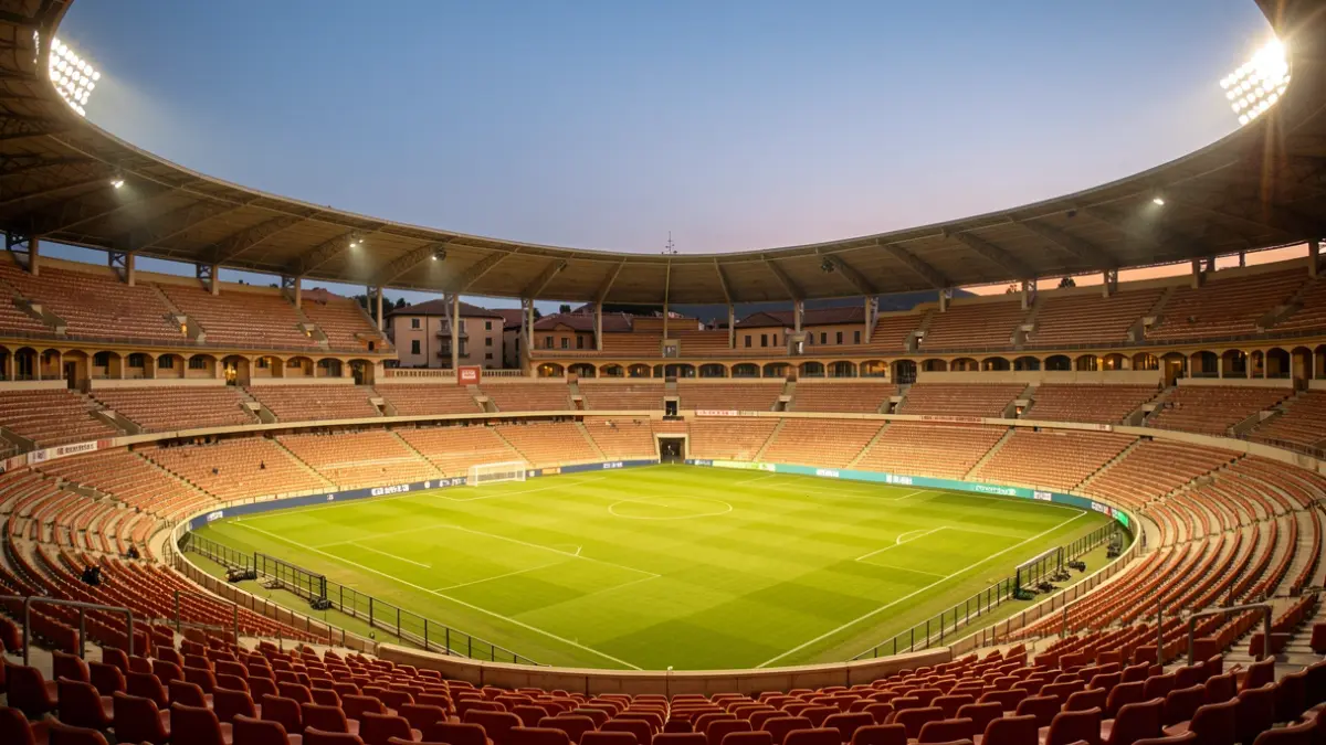 Imatge genèrica d'un estadi de futbol a Catalunya.