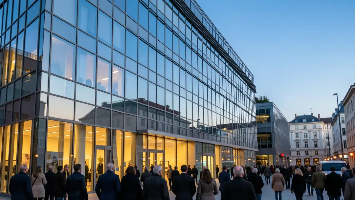 Imatge genèrica d'un edifici corporatiu modern.