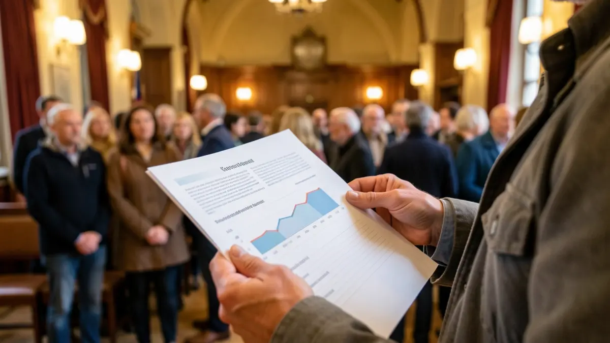 Generic image of hands holding a document with data.