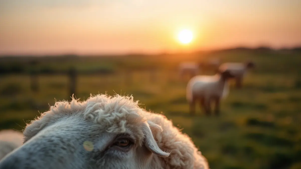 Generic image of a sheep in a rural setting