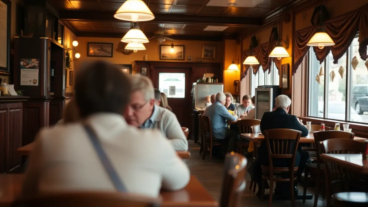 Imagen genérica de un restaurante tradicional con ambiente acogedor.