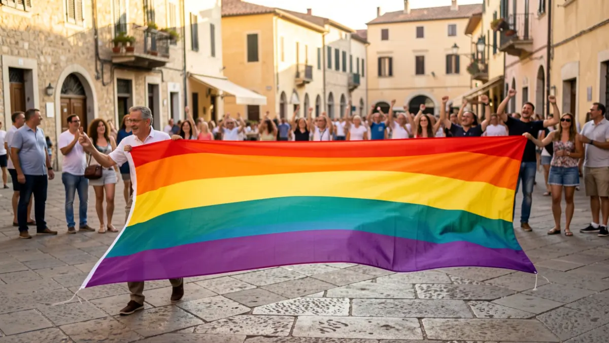 Imatge genèrica d'una manifestació per l'Orgull LGBTI+ a Catalunya.