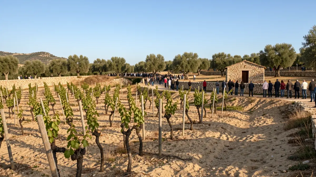 Generic image of recovered vineyards in Salou.