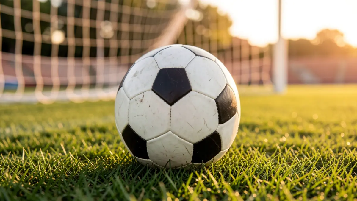 Imatge genèrica d'una pilota de futbol sobre gespa.