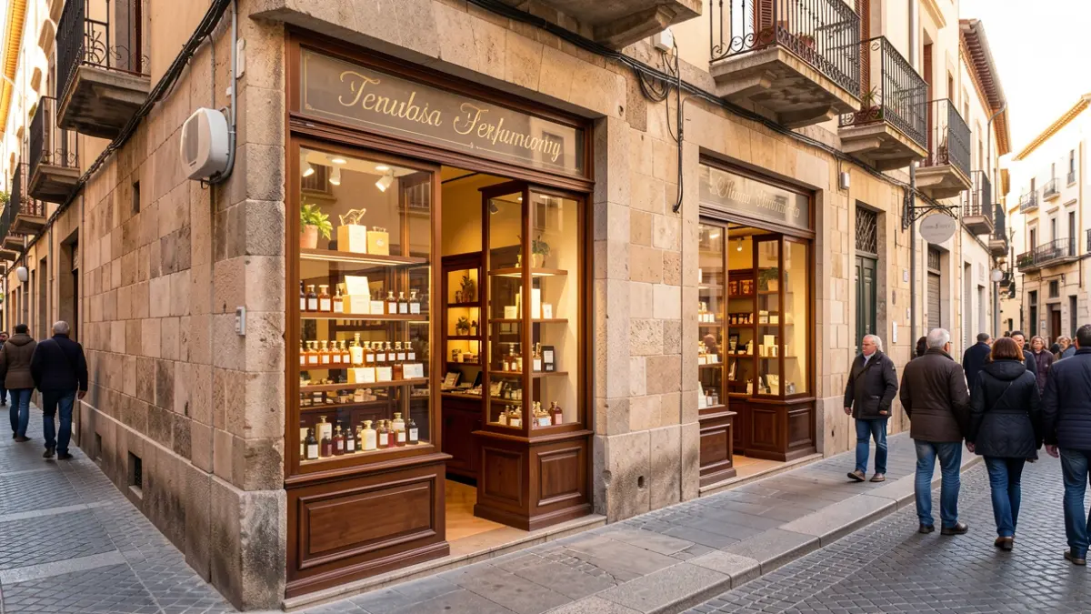 Generic image of a traditional perfumery in the center of Terrassa.