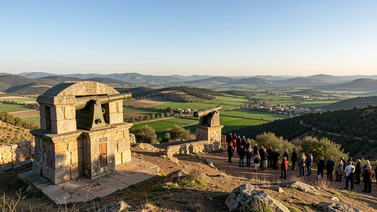Observatoris d'artilleria de pedra al Tossal d'Espígol, Tornabous.