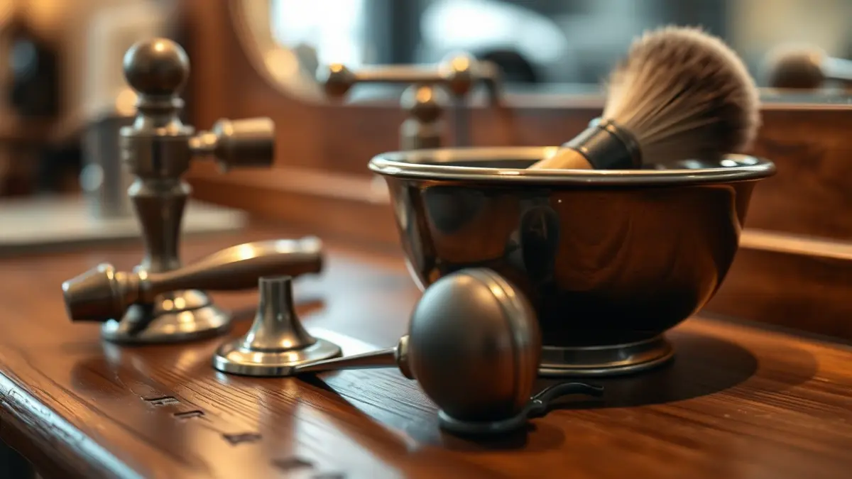Generic image of vintage barber tools