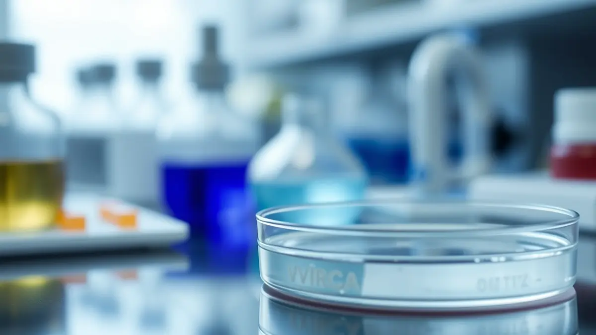 Imagen genérica de una placa de Petri en un laboratorio, simbolizando la detección de virus.
