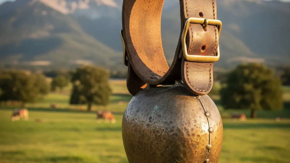 Generic image of a cowbell, symbol of traditional livestock farming.