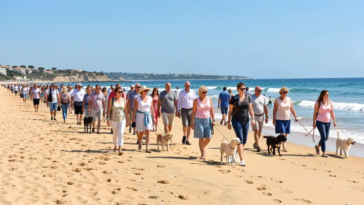 Imagen genérica de playas habilitadas para perros en la costa catalana.