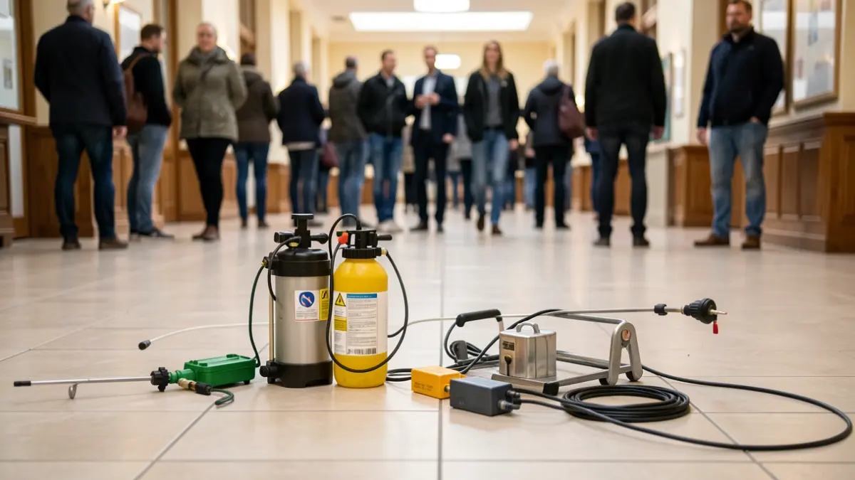 Imatge genèrica d'equips de desinsectació.