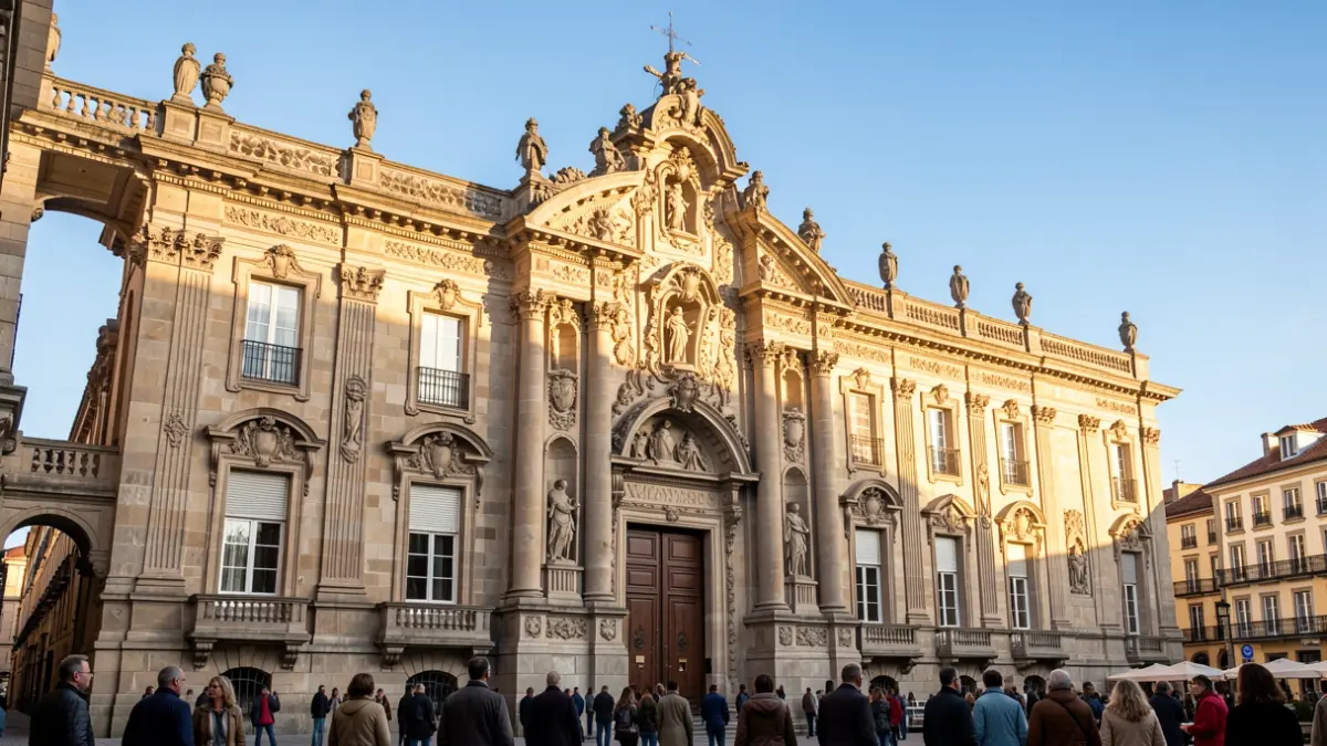 Imatge genèrica d'un edifici històric barroc català.