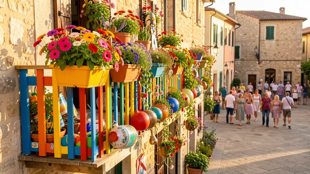Imatge genèrica d'un balcó decorat per a un concurs.