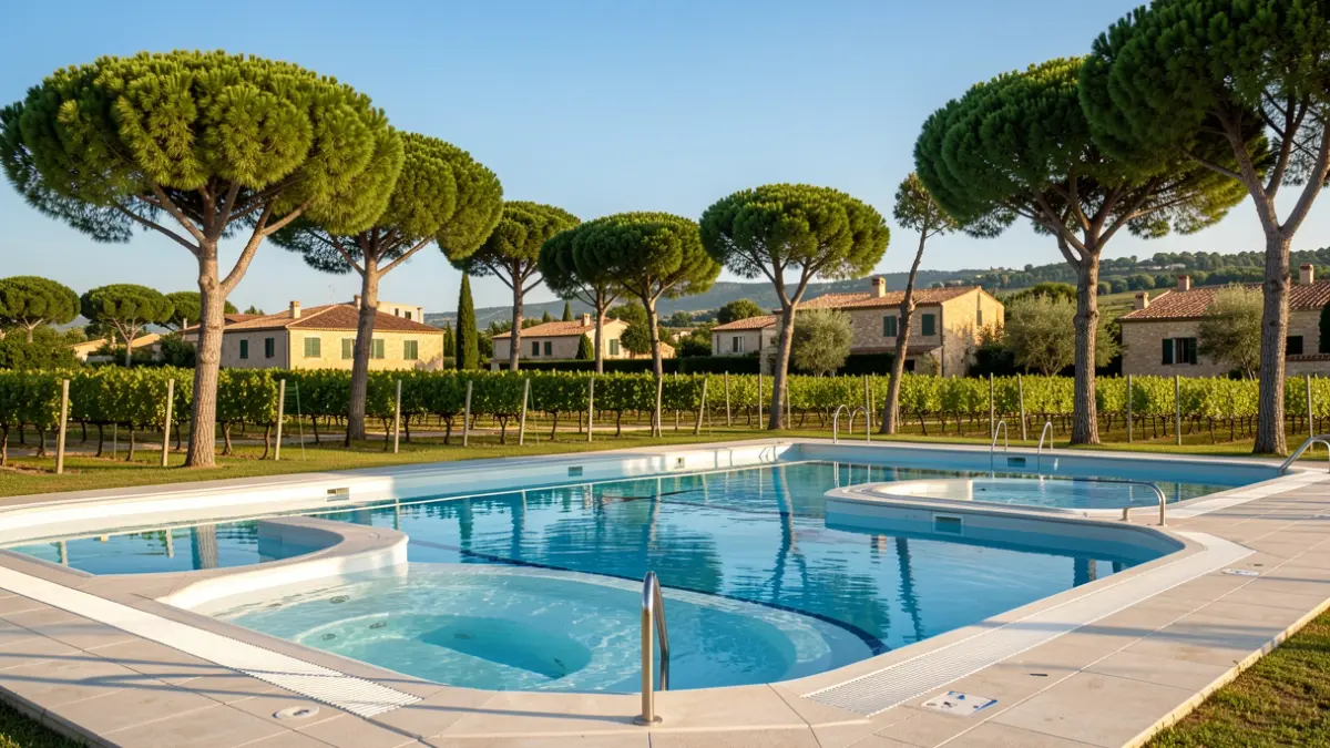 Imagen genérica de la nueva piscina municipal de verano de Avinyonet del Penedès.
