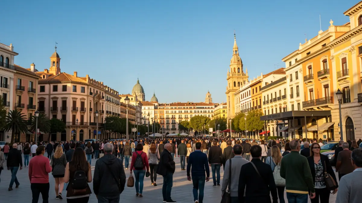 Imatge genèrica del cel assolellat sobre Barcelona amb arquitectura mediterrània.