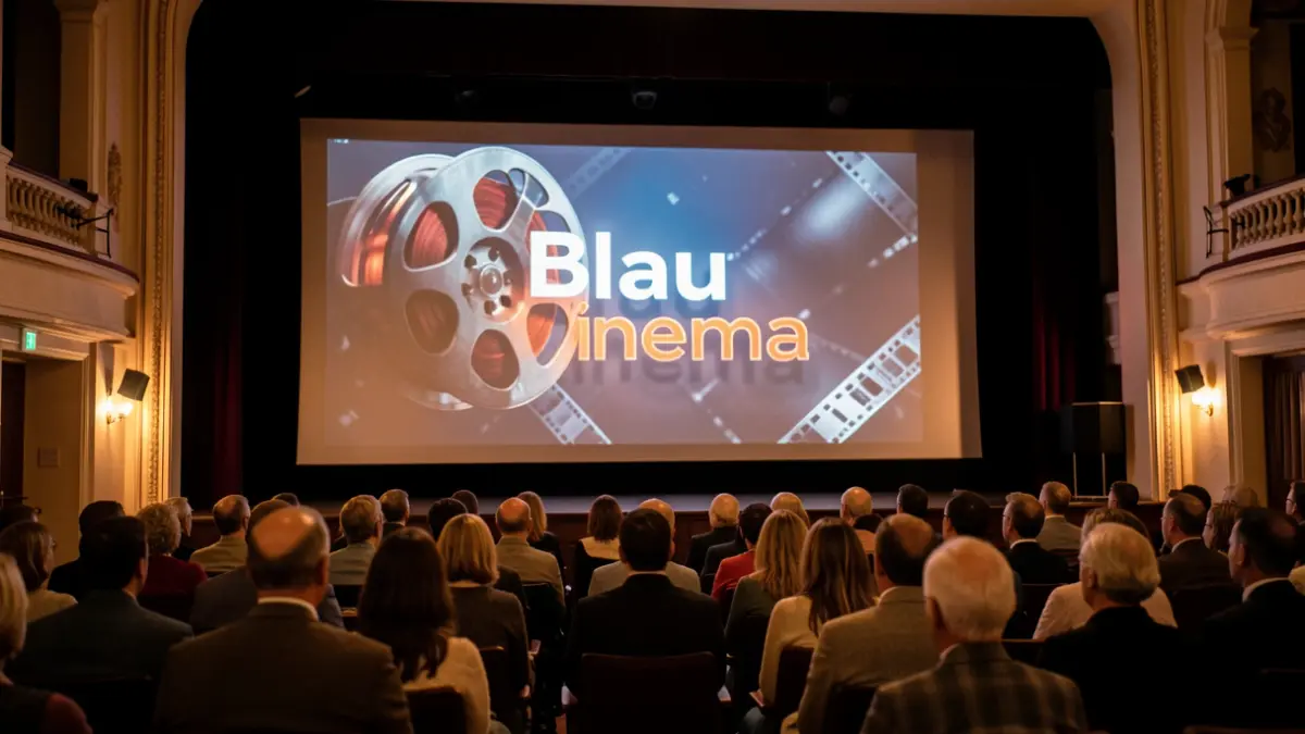 Imatge genèrica d'una pantalla de cinema amb un rodet.