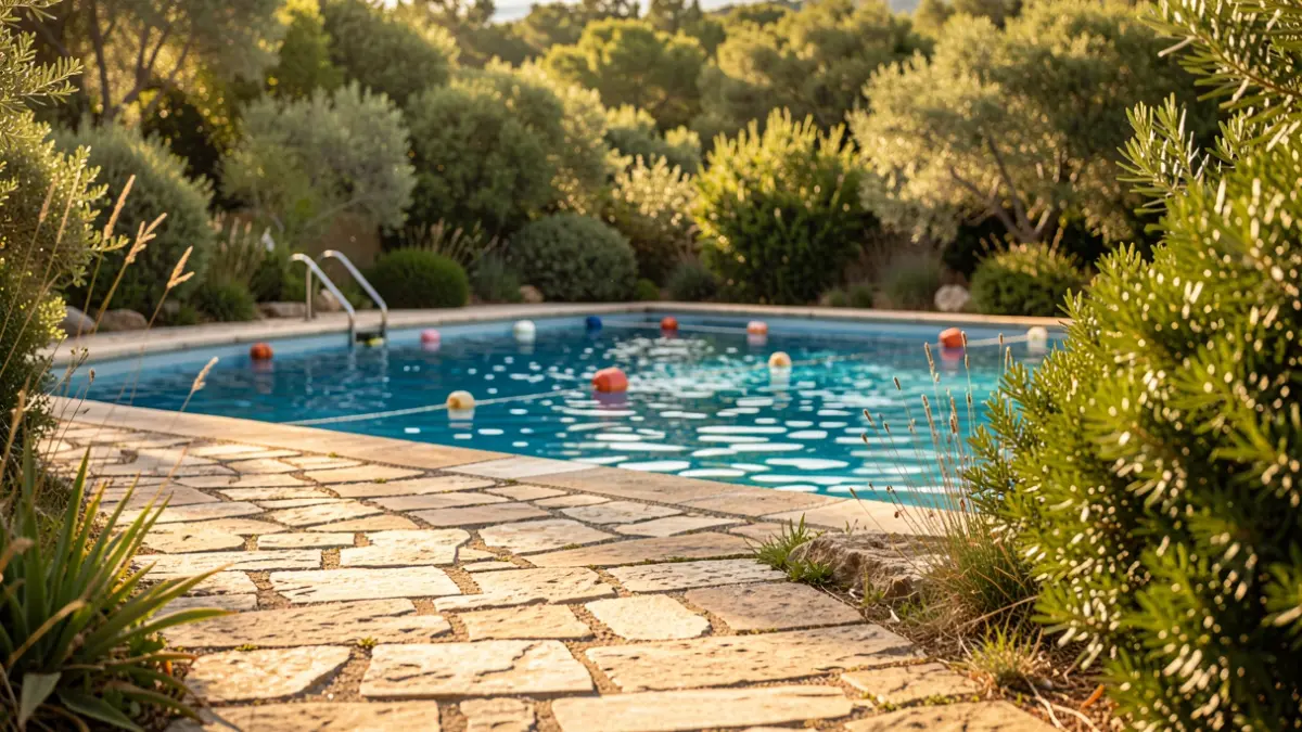 Generic image of a natural environment with swimming areas marked by buoys.