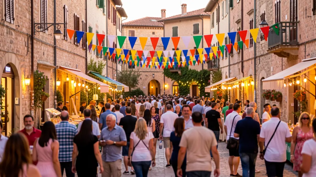 Generic image of a popular festival with a festive atmosphere.