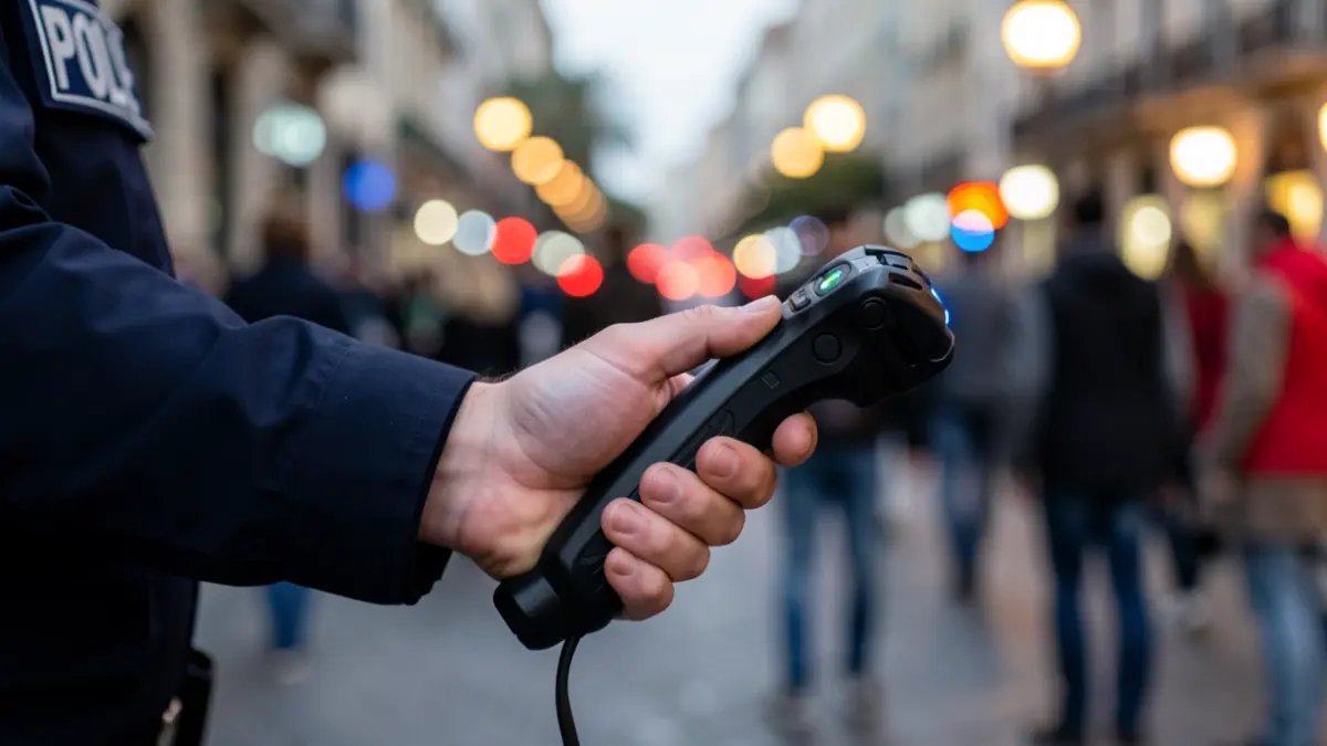 Imagen genérica de una pistola Taser en Barcelona.