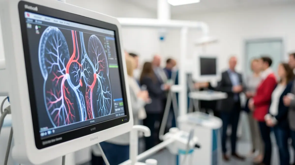 Imagen genérica de un equipo médico avanzado para diagnósticos.