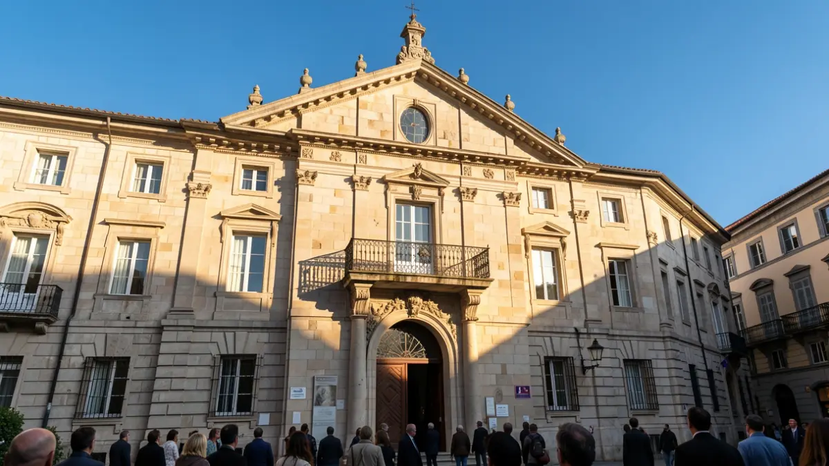 Imagen genérica de la fachada del Ayuntamiento de Girona.
