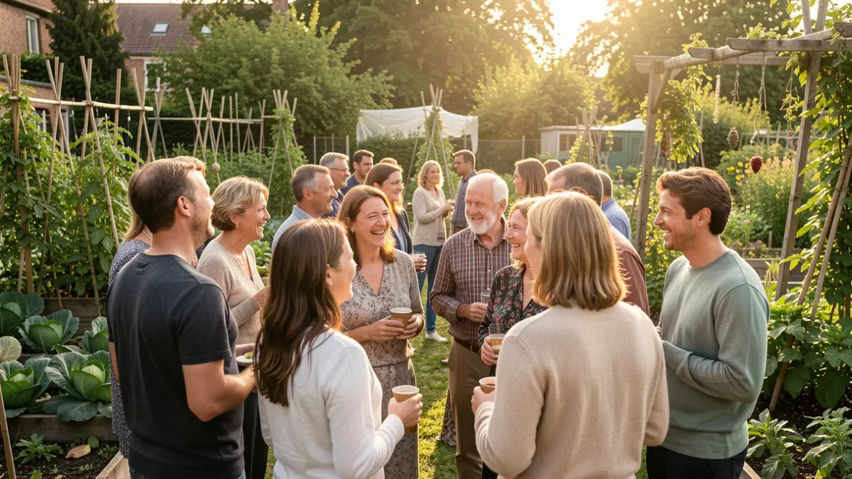 Generic image of people interacting in a community setting.